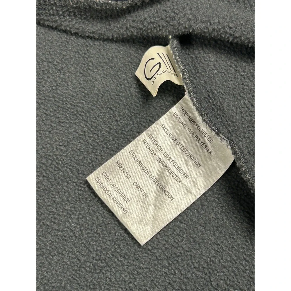 NFL Minnesota Vikings Full Zip Jacket Mens XL Gray Fleece Lined Performance Coat